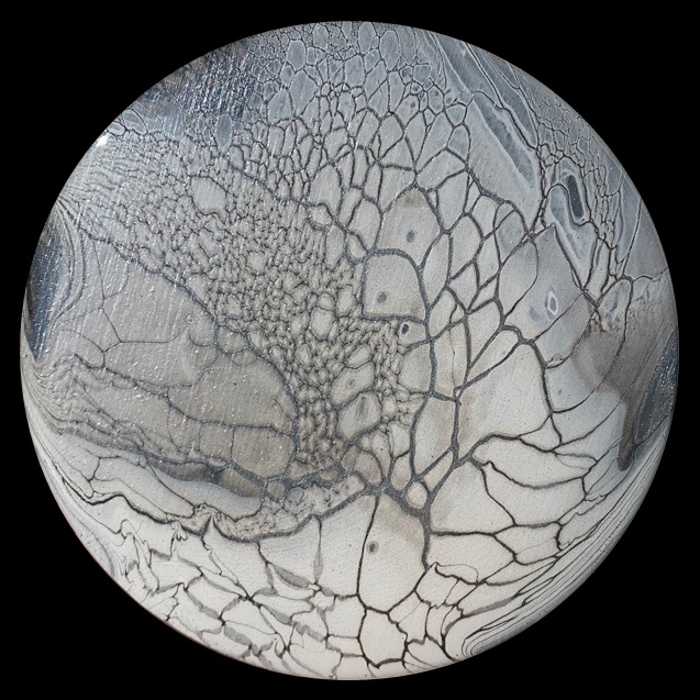 Cracked Ice 1 Fluid Art Coaster