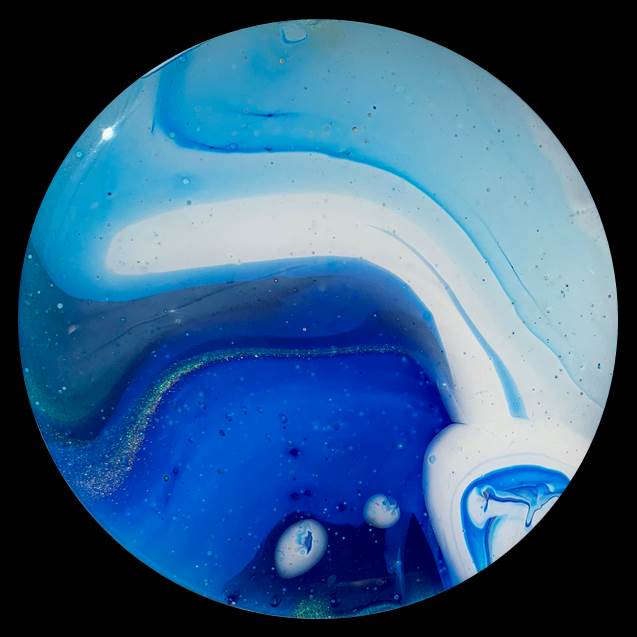 Into the Deep 7 Fluid Art Coaster