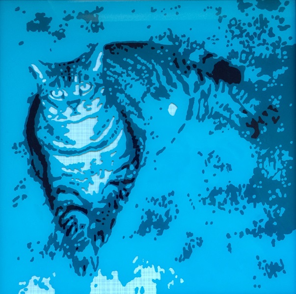 Joey Fluid Art Painting