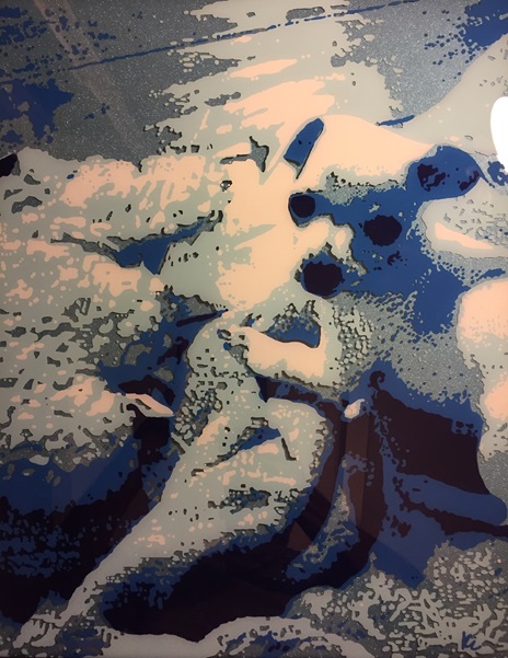 Nala Fluid Art Painting