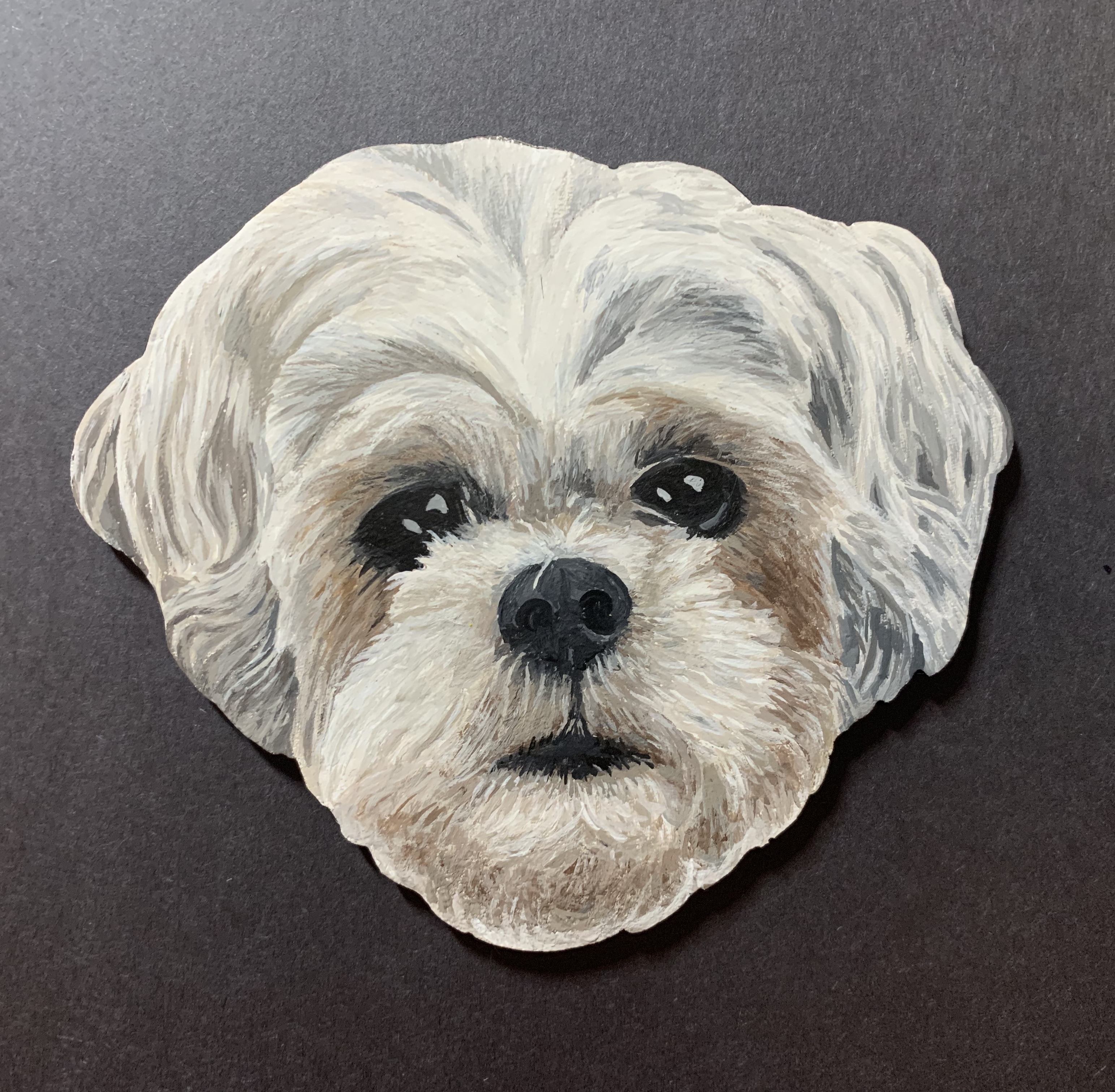 Guapo Reverse Glass Painting