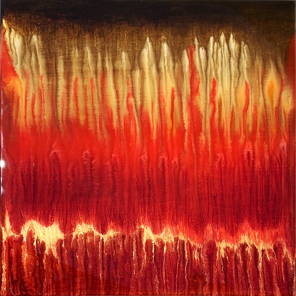 Powerful Fluid Art Painting