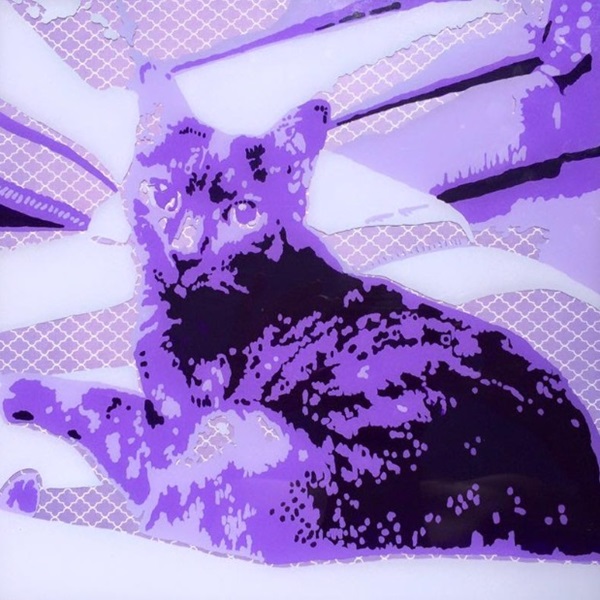 Rex Fluid Art Painting